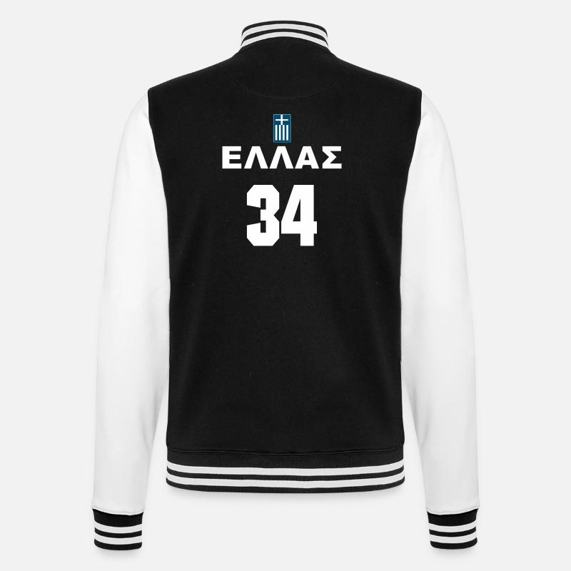 G34 - Veste Teddy - noir/blanc