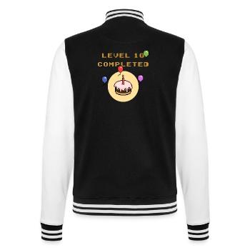 Anniversaire Level 10 - Veste Teddy - noir/blanc - Dos - Marisol (170cm)