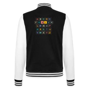 ABC Button HI - Maternelle Préscolaire - Veste Teddy - noir/blanc - Dos - Marisol (170cm)
