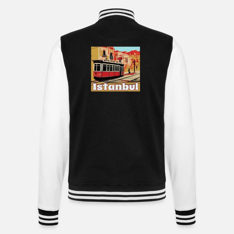 Istanbul - Veste Teddy - noir/blanc