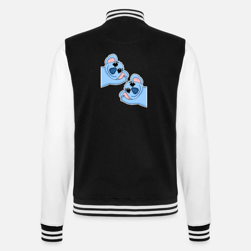 Koala Koalas - Veste Teddy - noir/blanc