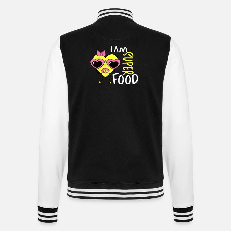 Cœur de fromage - Veste Teddy - noir/blanc