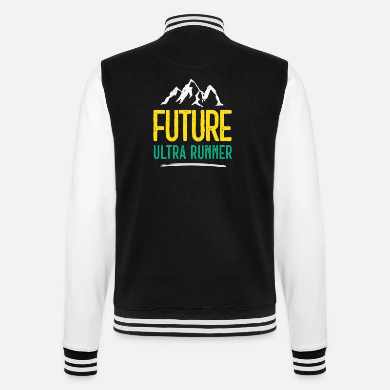 Future Ultra Runner - College-Sweatjacke - Schwarz/Weiß