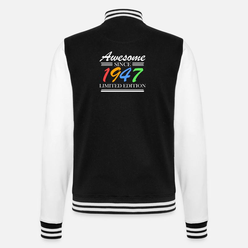 1947 - College Sweat Jacket - black/white