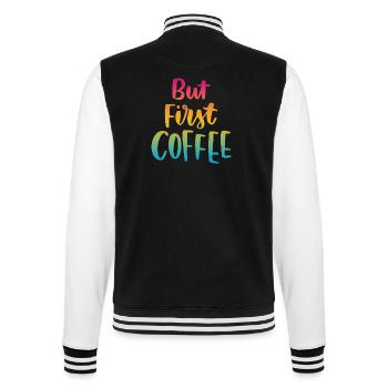 Mais premier café - Veste Teddy - noir/blanc - Dos - Marisol (170cm)