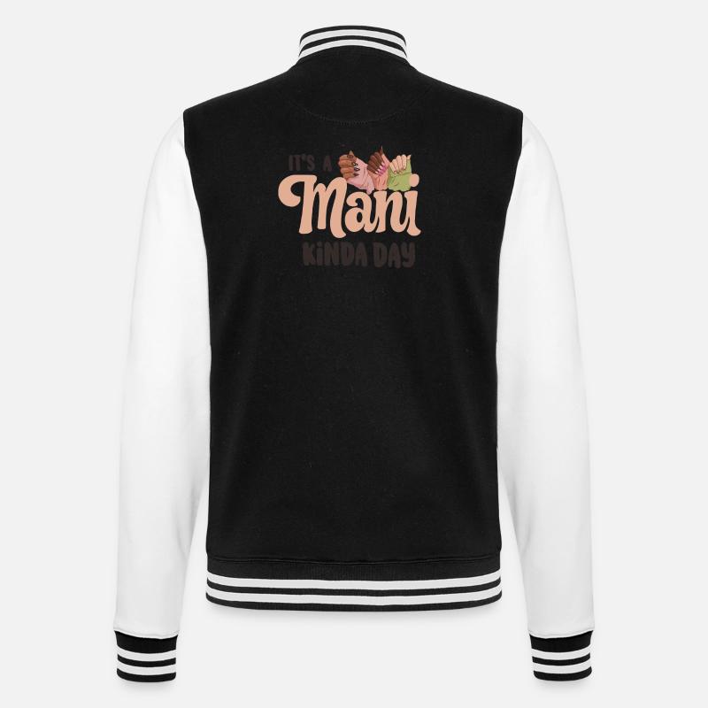 C’est une technicienne ongulaire ManiKinda Day - Veste Teddy - noir/blanc