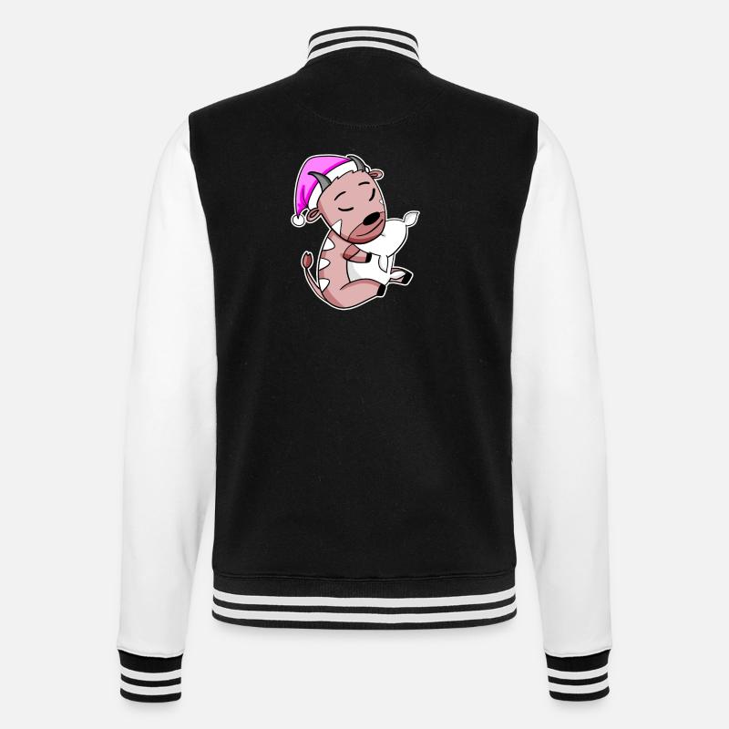 Antelope - College Sweat Jacket - black/white