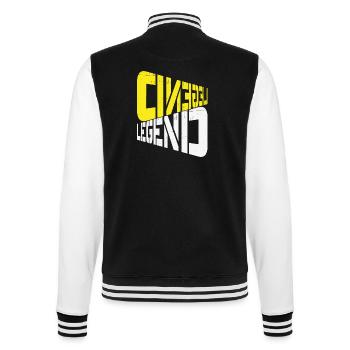 LEGEND - Veste Teddy - noir/blanc - Dos - Marisol (170cm)
