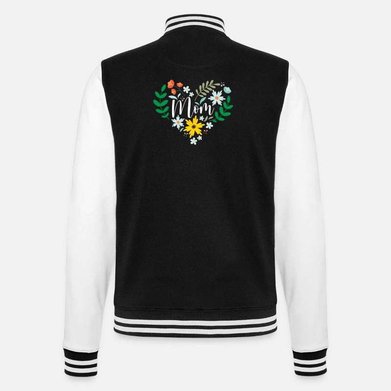 Beste Mutter aller Zeiten - College-Sweatjacke - Schwarz/Weiß