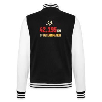 Marathon - 42 195 km de détermination - Veste Teddy - noir/blanc - Dos - Marisol (170cm)