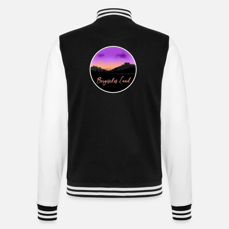 Bergisches Land Fine Skyline - Veste Teddy - noir/blanc