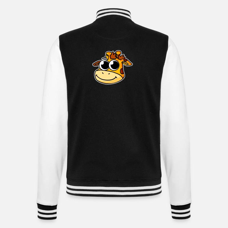 Girafe - Veste Teddy - noir/blanc