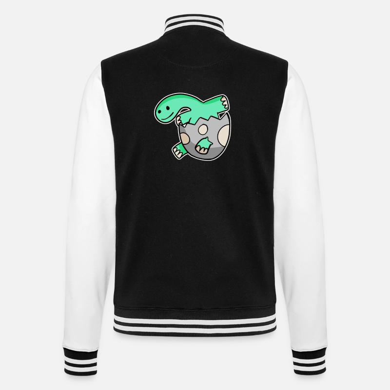 Bébé Dino - Veste Teddy - noir/blanc