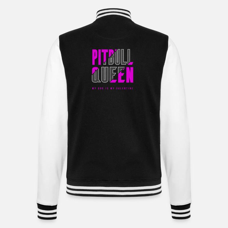 Reine du pitbull - Veste Teddy - noir/blanc