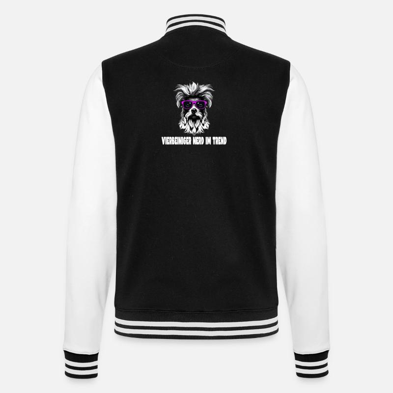 Conception pour chien - Veste Teddy - noir/blanc