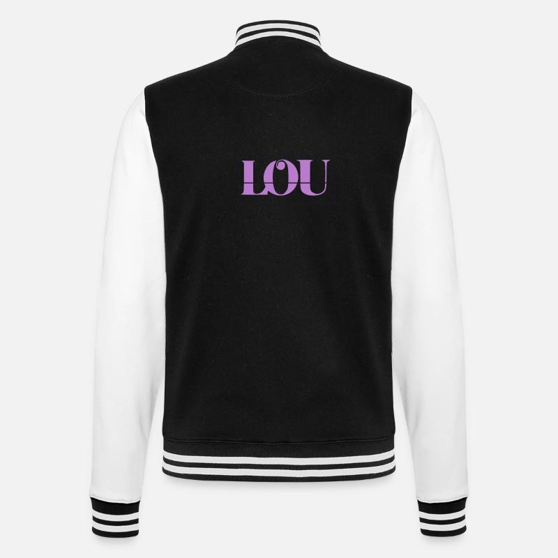 Lou - Veste Teddy - noir/blanc