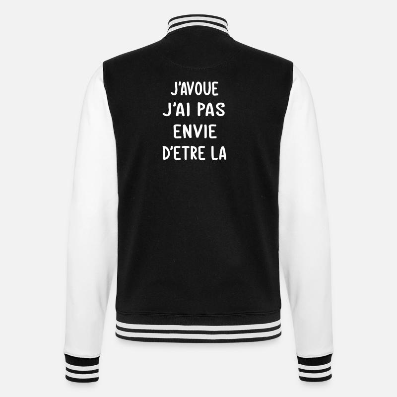 Expression moderne d'individualité - Veste Teddy - noir/blanc