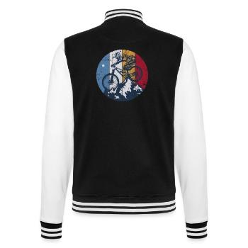 Ridge MTB Circle Graphic - College Sweat Jacket - black/white - Back - Marisol (170cm)