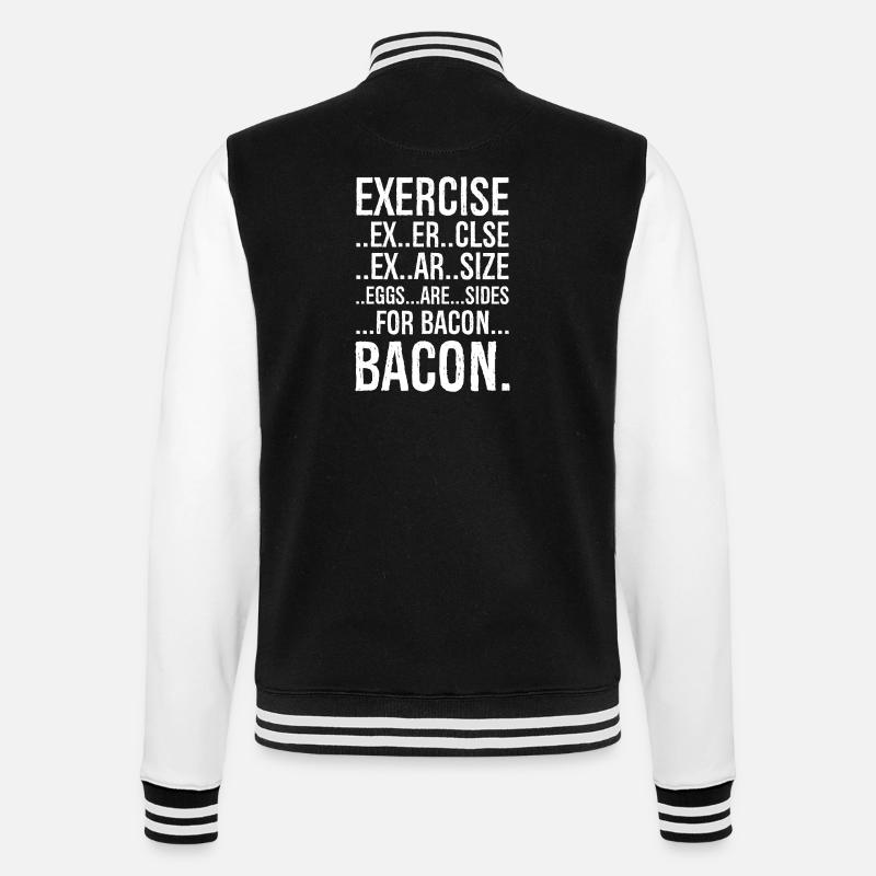 Bacon d’exercice - Veste Teddy - noir/blanc