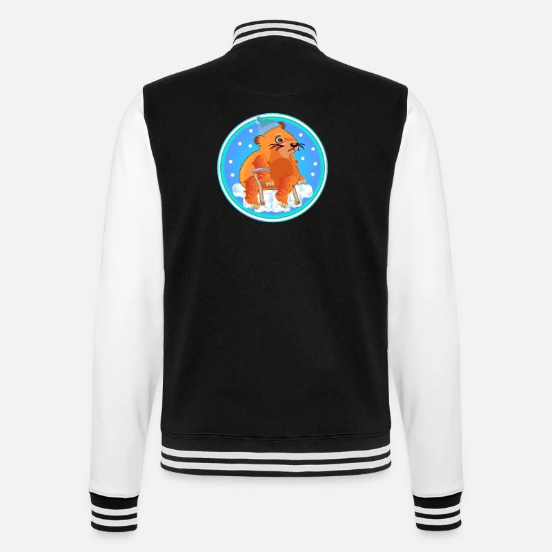 Rétablissez-vous vite - RECOVERY WALKER CAPYBARA - Veste Teddy - noir/blanc