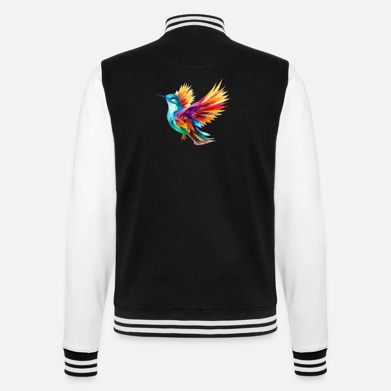 Conception d’oiseau - Veste Teddy - noir/blanc