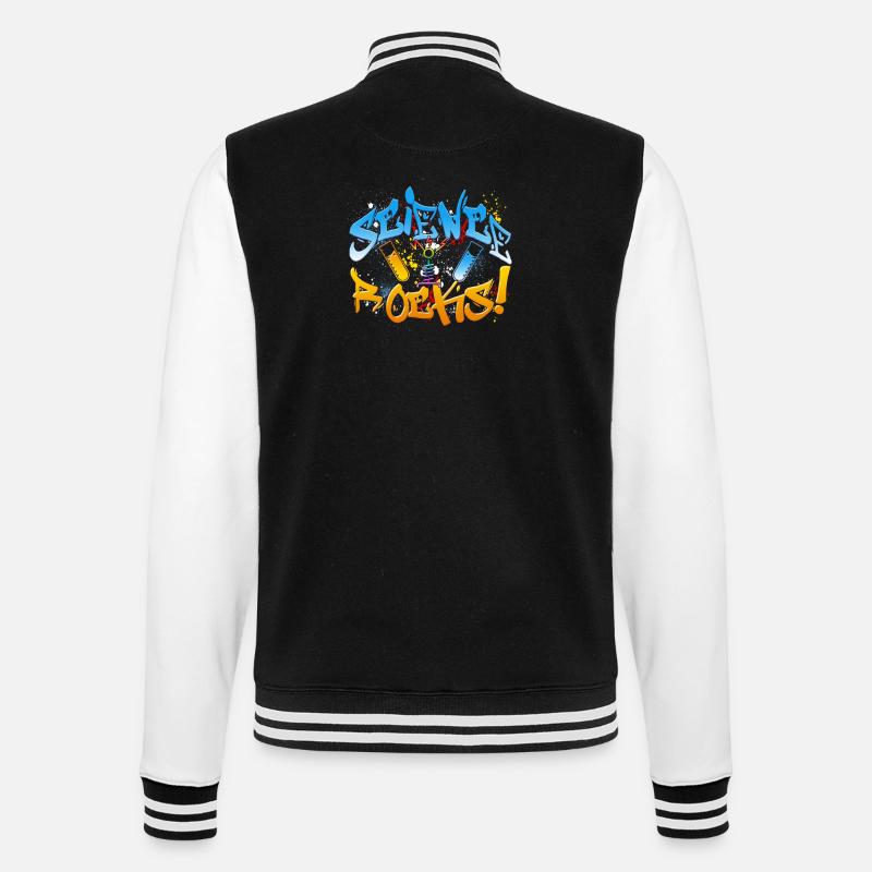 La science est géniale - Veste Teddy - noir/blanc