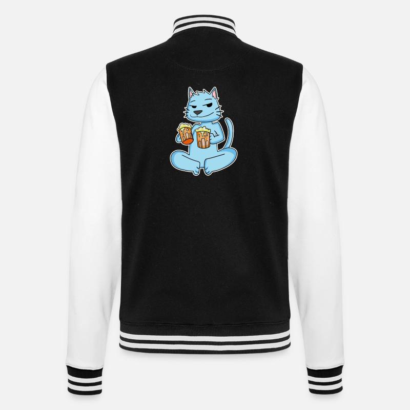 Chat à la bière - Veste Teddy - noir/blanc