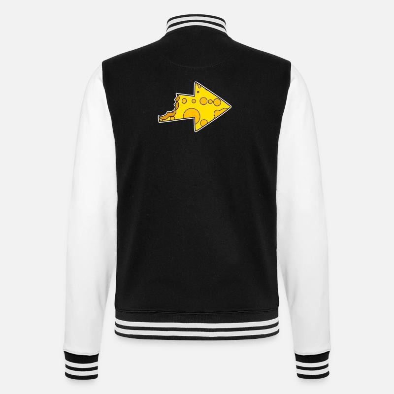 Fromage Arrow - Veste Teddy - noir/blanc