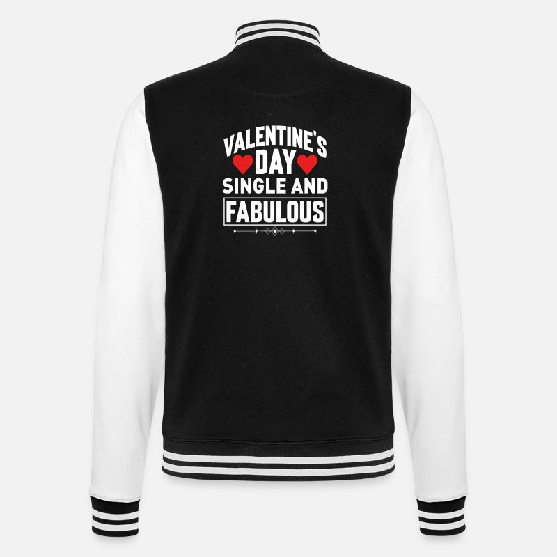 La Saint-Valentin célibataire et fabuleuse - Veste Teddy - noir/blanc