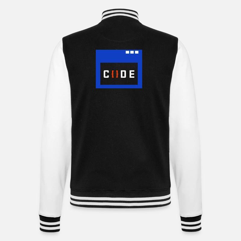 Coder Geld Verdienen Angestellter Arbeit Erfolg - College-Sweatjacke - Schwarz/Weiß