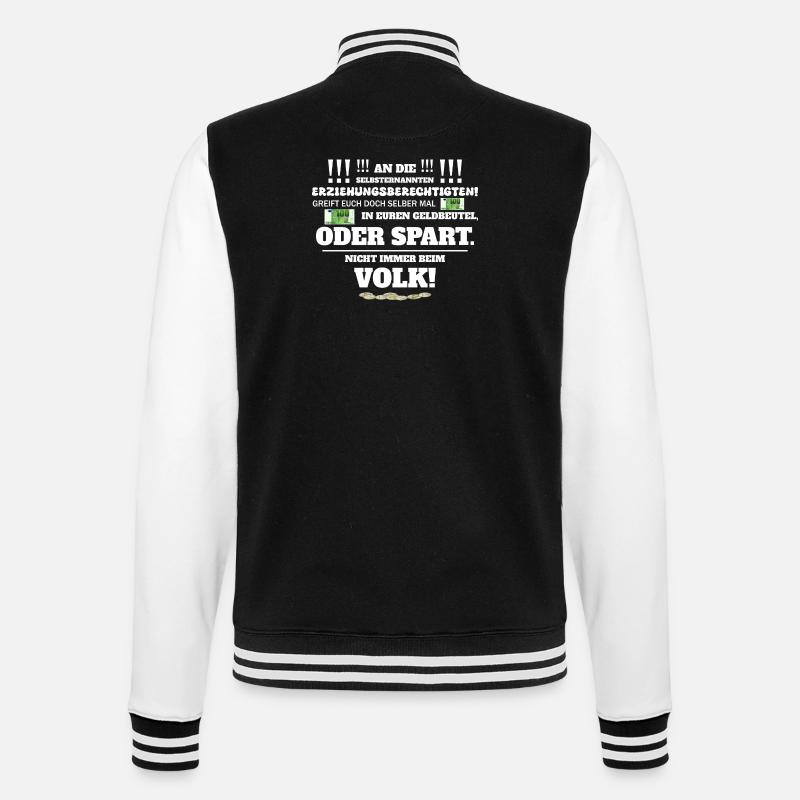 Pas toujours par les gens - Veste Teddy - noir/blanc