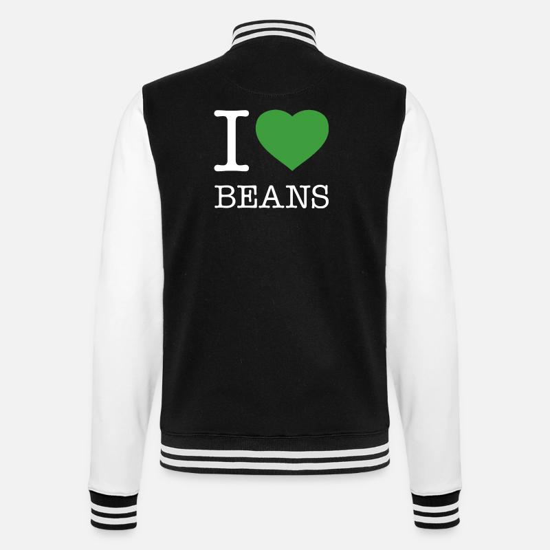 J’AIME LES HARICOTS Bohnen - Veste Teddy - noir/blanc
