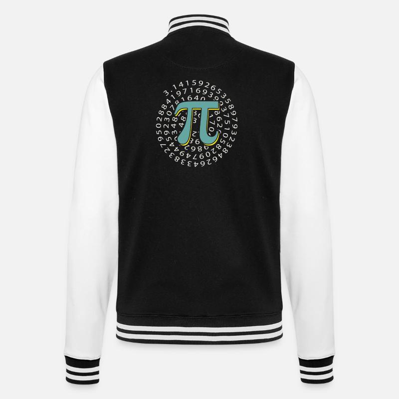 Pi Day - Happy Pi Day - College Sweat Jacket - black/white