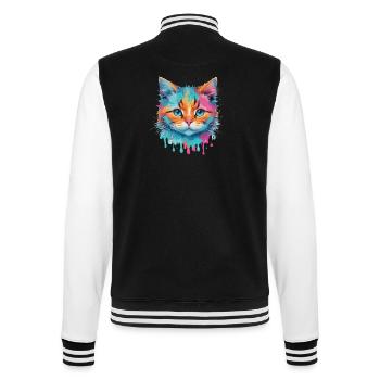 Chat mignon - Veste Teddy - noir/blanc - Dos - Marisol (170cm)