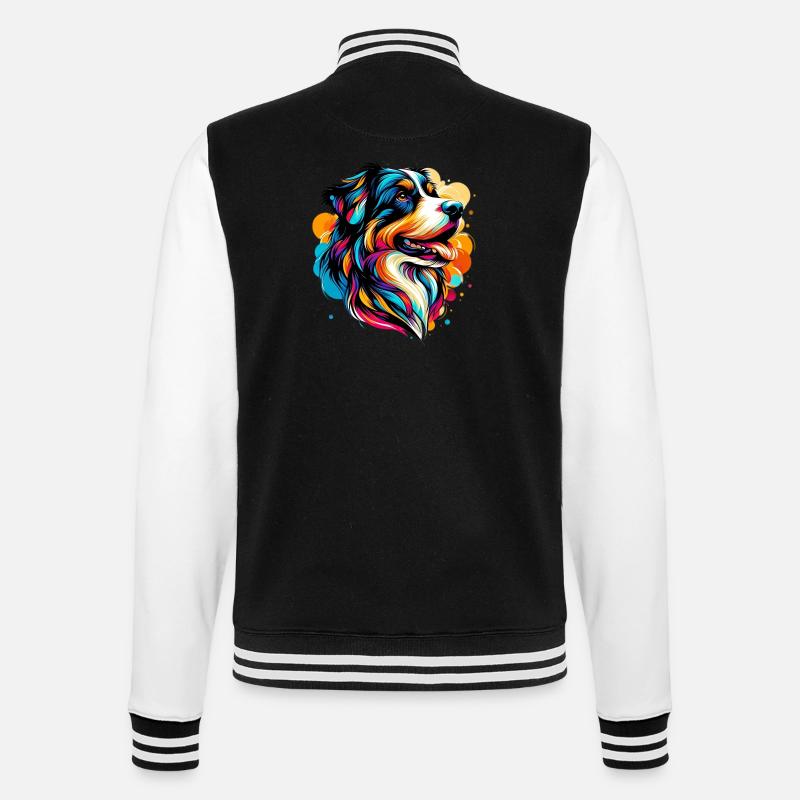 Berner Schweizer Sennenhund Grosser Schäferhund - College-Sweatjacke - Schwarz/Weiß