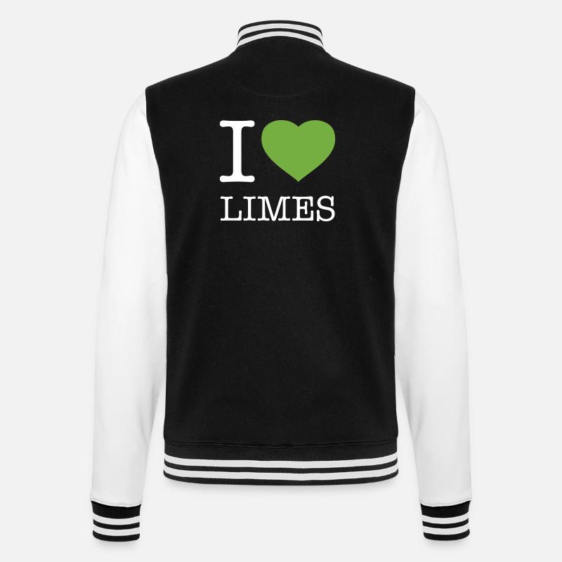 J’ADORE LES CITRONS VERTS - Veste Teddy - noir/blanc