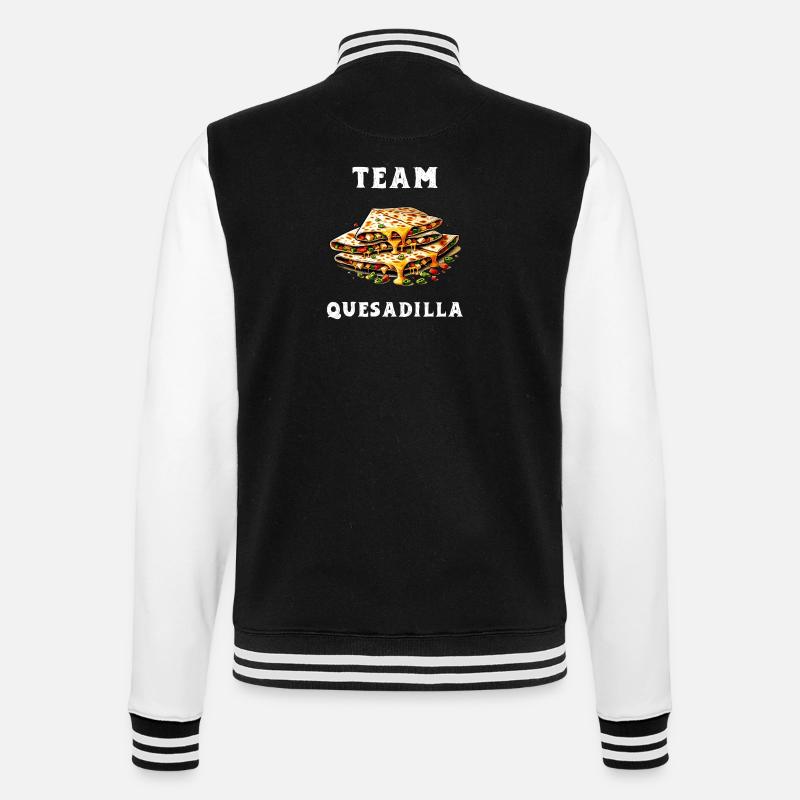 Team Quesadilla Mexiko - College-Sweatjacke - Schwarz/Weiß