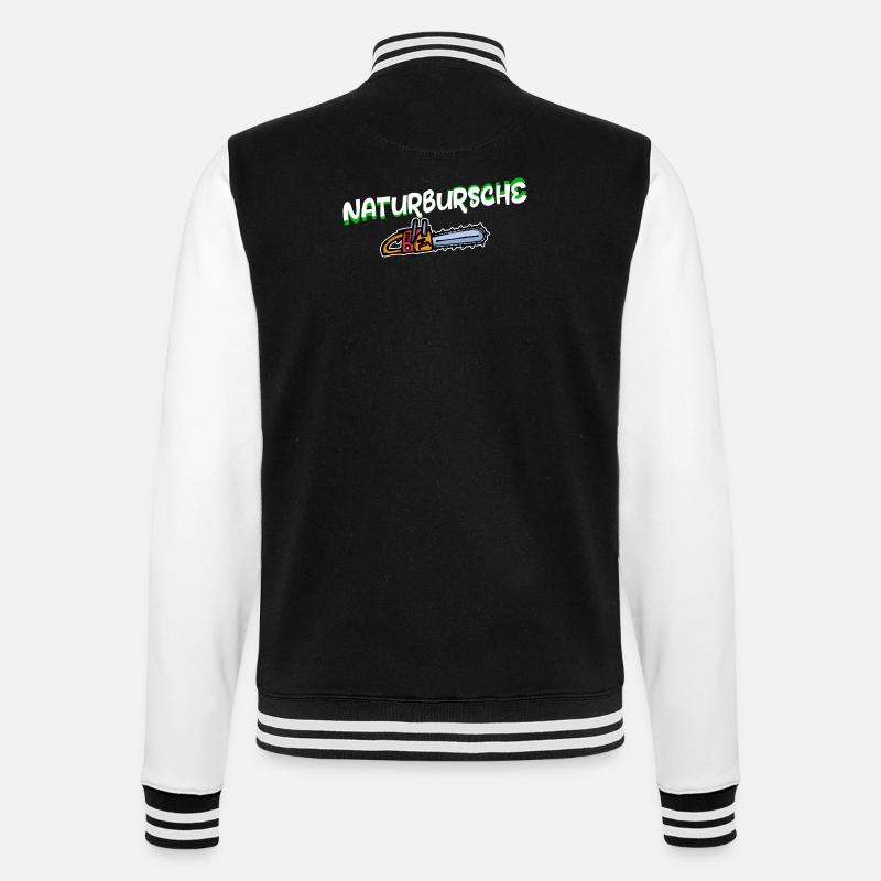 Tronçonneuse Lumberjack Statement Lumberjack Wood - Veste Teddy - noir/blanc