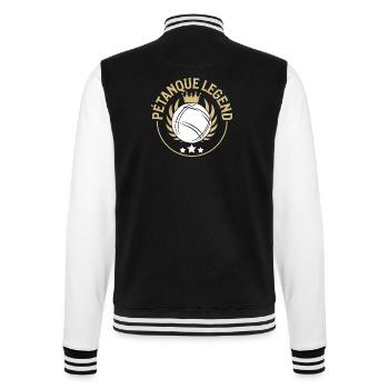 Boules de pétanque pour pétanque, pétanque et pétanque - Veste Teddy - noir/blanc - Dos - Marisol (170cm)