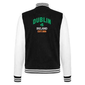 Dublin - Irlande - Veste Teddy - noir/blanc - Dos - Marisol (170cm)