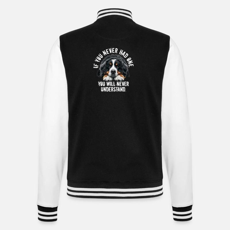 Bouvier bernois - Veste Teddy - noir/blanc