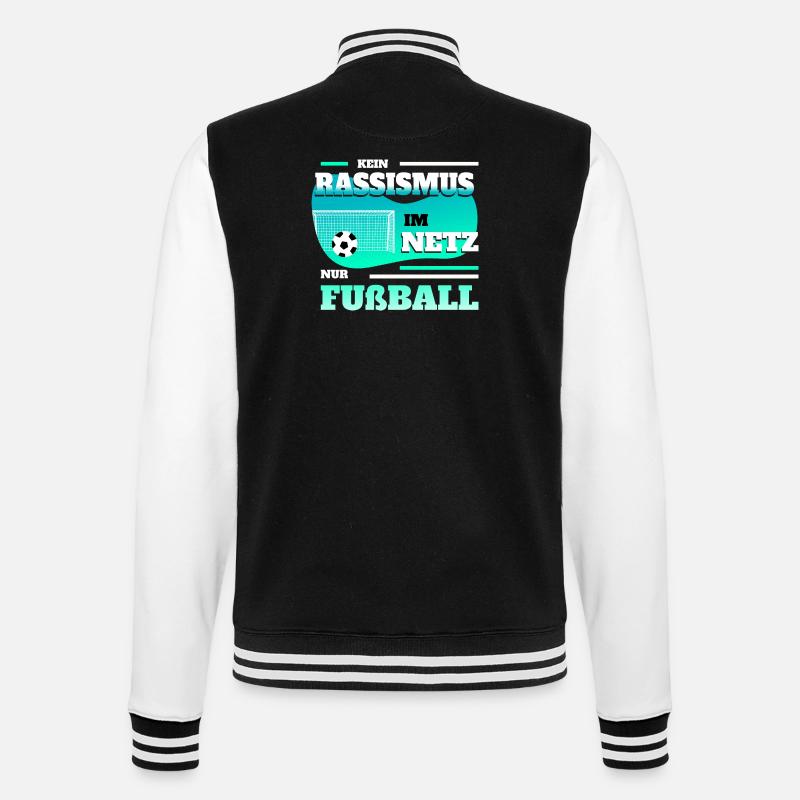 Pas de racisme sur Internet - Veste Teddy - noir/blanc