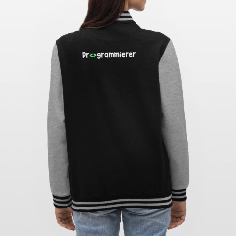 Programmierer Computerfreak Skripting Code Nerd College-Sweatjacke