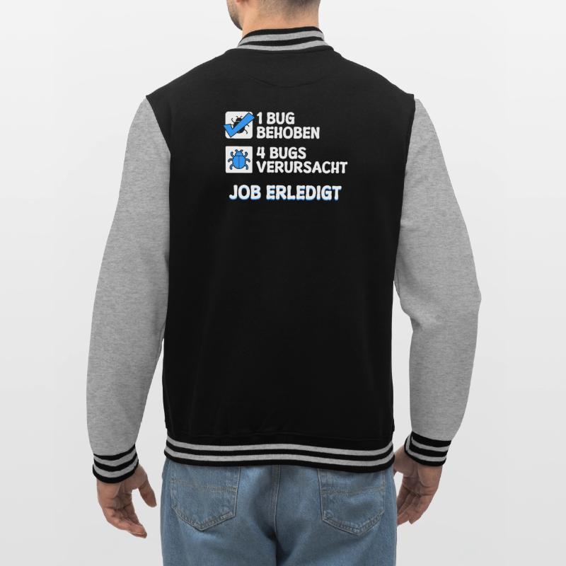 Developer Coden Skripting Bugs Debug Bugfixing College Sweat Jacket