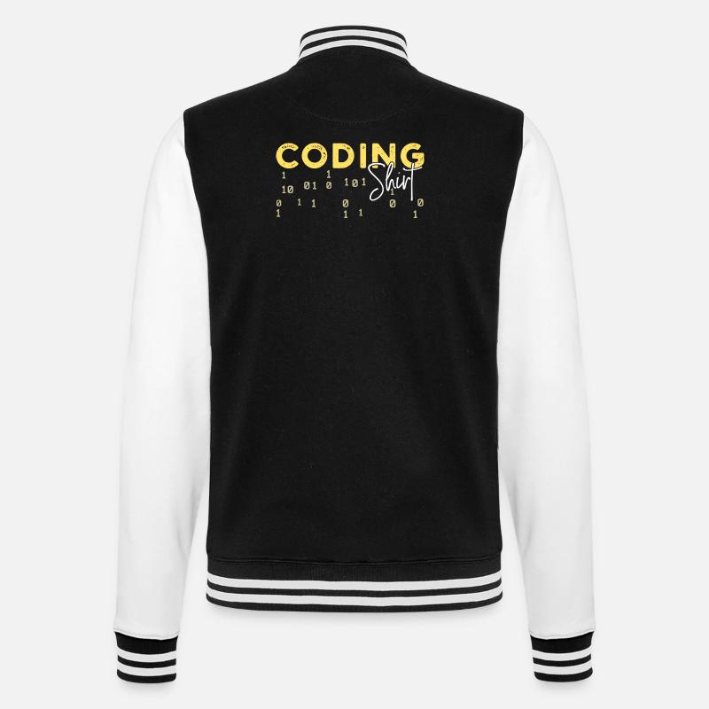 Coden Statement Développeur Programmeur Scripting - Veste Teddy - noir/blanc