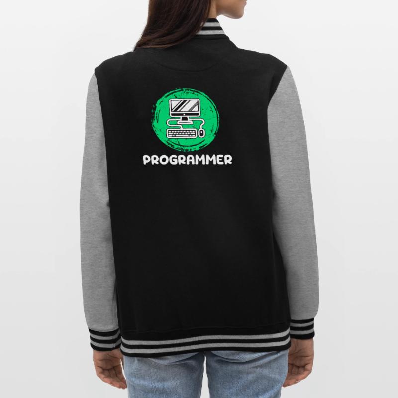 Computer Developer Programmierer Computerfreak College-Sweatjacke