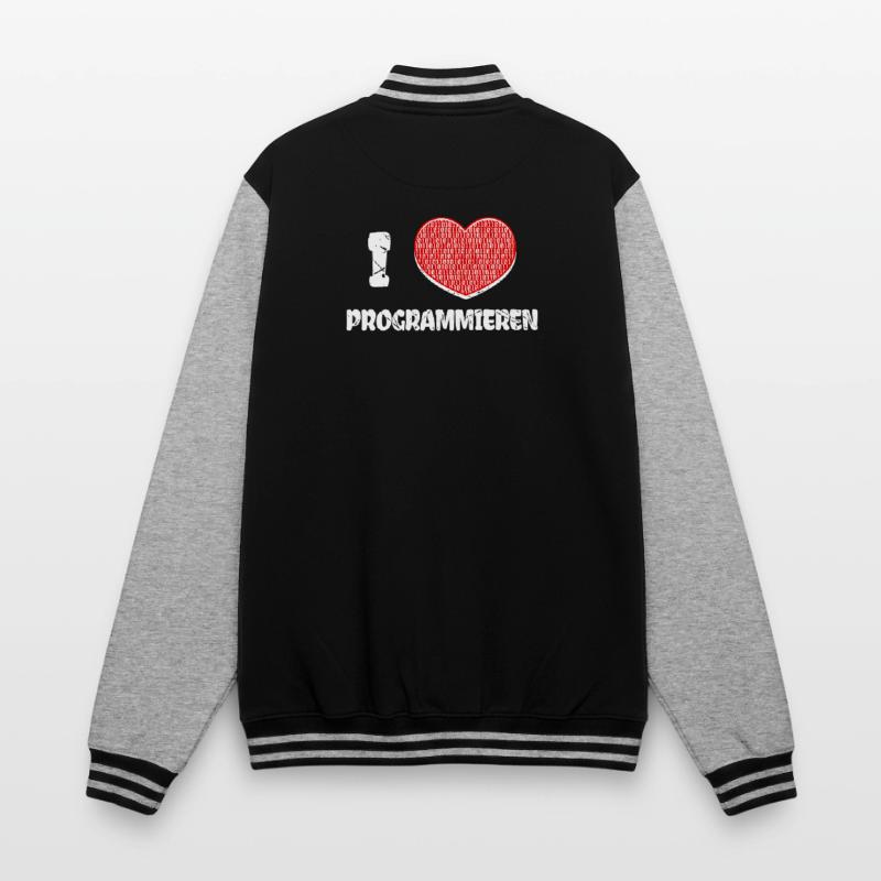 Developer Heart Programmer Statement Computer Science College Sweat Jacket