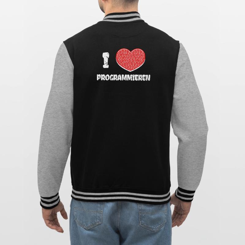 Developer Heart Programmer Statement Computer Science College Sweat Jacket