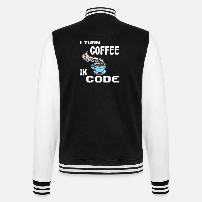 Développeur Computergeek Programmeur d’instructions - Veste Teddy - noir/blanc
