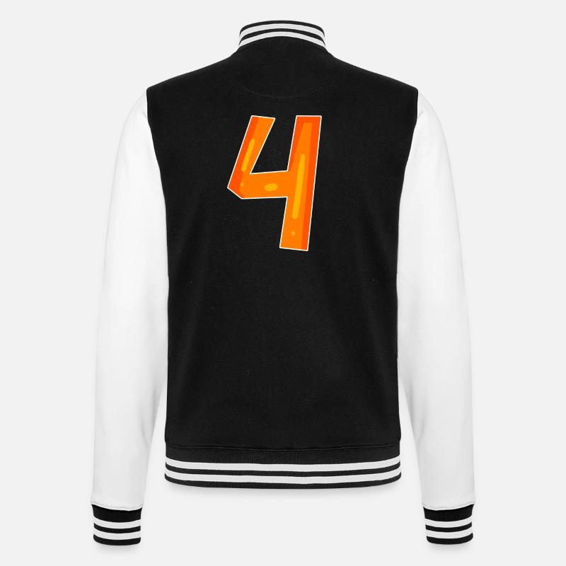 4 oranges - Veste Teddy - noir/blanc